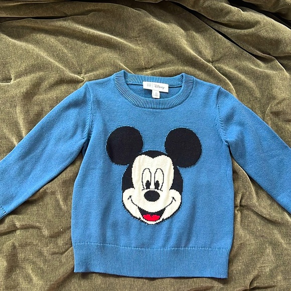 GAP Baby Kids | Blue | DISNEY MICKEY MOUSE SWEATER new without tags - Picture 1 of 4